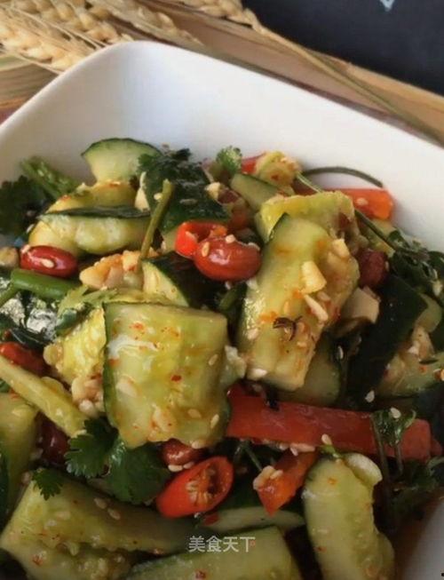 凉拌黄瓜的做法视频,清爽夏日必备