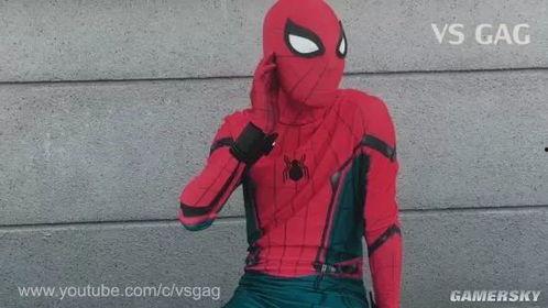 画蜘蛛侠的视频,动感光影，英勇穿梭